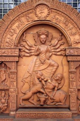 Il Durga Mahisuramardini: Una Visione Triumphale di Devozione e Potenza!